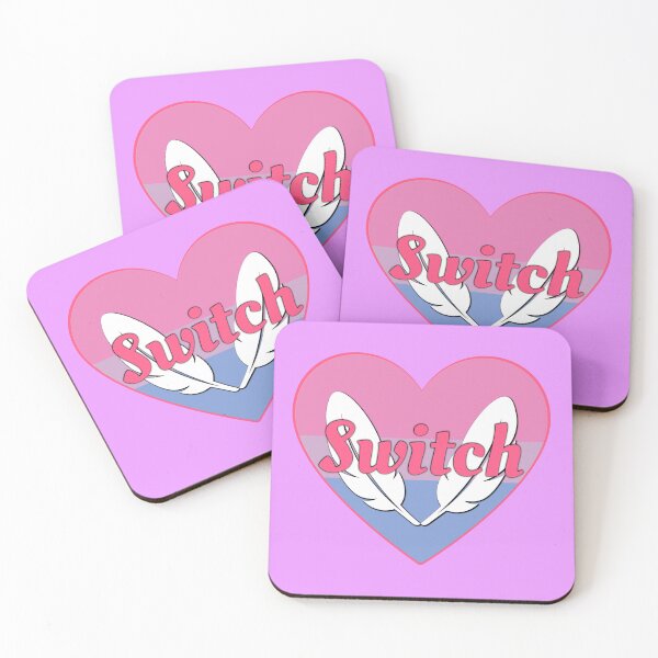 Item preview, Bi Pride Switch Heart designed and sold by Featherscape.