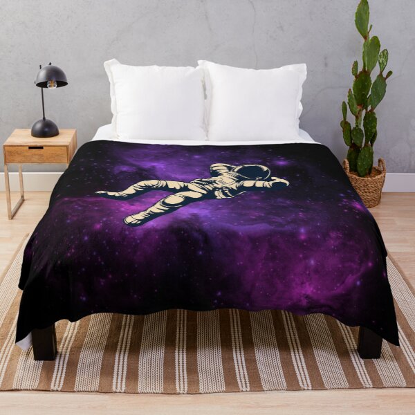 Item preview, Astronaut Floating in a Purple Nebula Space & Stars designed and sold by VersoShopping.