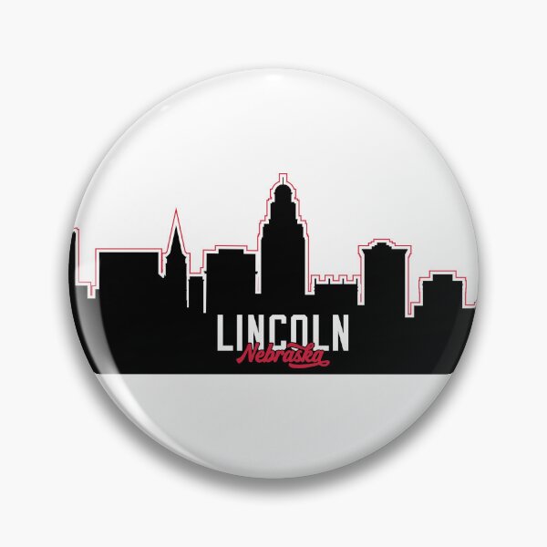 Item preview, Lincoln Nebraska Solid Skyline Sticker, Apparel, etc. designed and sold by Bryce Reichardt.