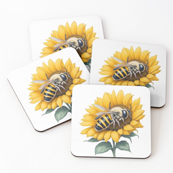 Item preview, Bee On A Sunflower designed and sold by palpadin.