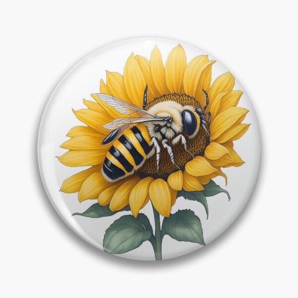 Item preview, Bee On A Sunflower designed and sold by palpadin.