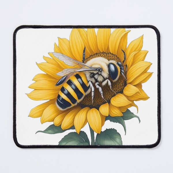Item preview, Bee On A Sunflower designed and sold by palpadin.