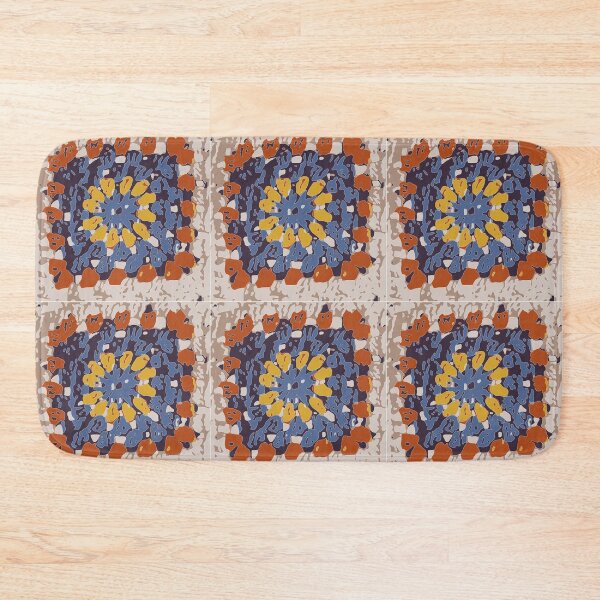Item preview, Square Quadrados de Crochê quadrado da vovó. Coloridos linha designed and sold by GirlaineSQ.