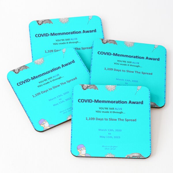 Item preview, COVID-Memmoration Award designed and sold by BraveNewShop1.