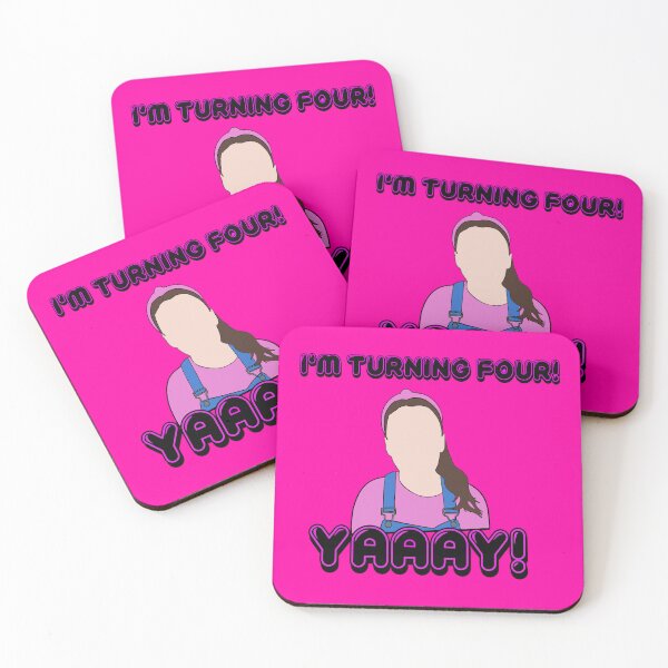 Item preview, Mrs Rachel - 4 four birthday pink designed and sold by LucidTracings.