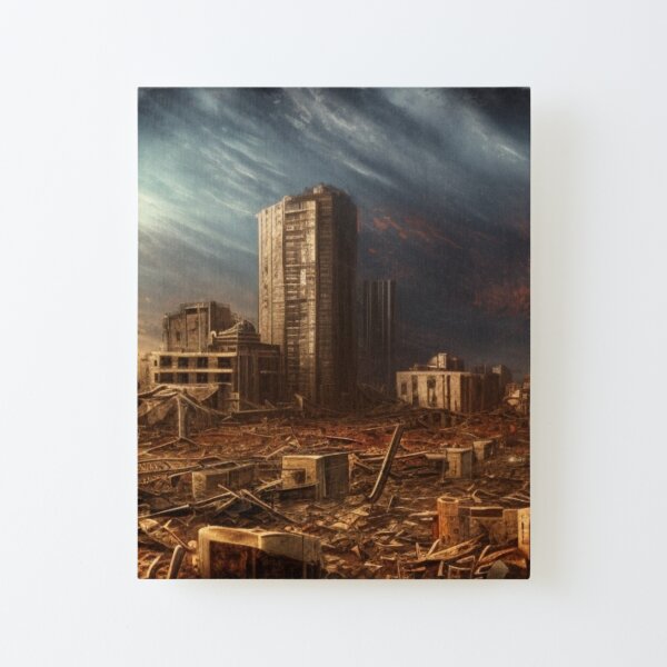 The End Canvas Mounted Print