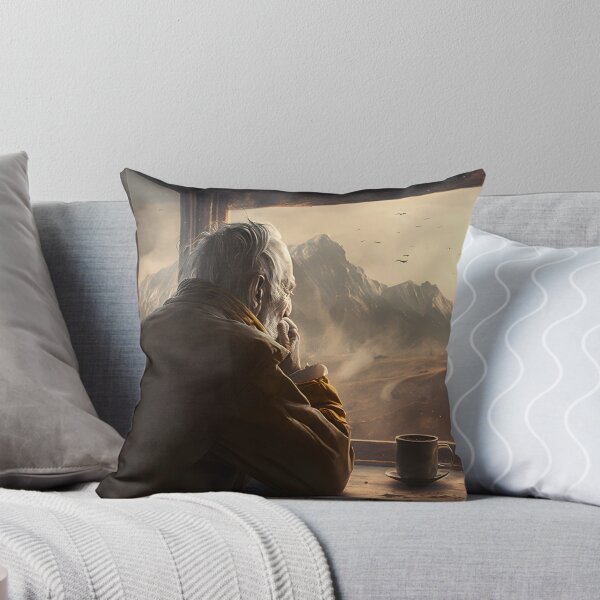 Item preview, Morning Coffee Contemplation designed and sold by AIisnow.