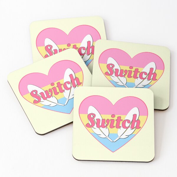 Item preview, Pan Pride Switch Heart designed and sold by Featherscape.