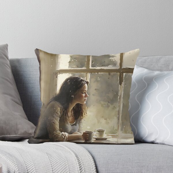 Item preview, Morning Contemplation with Coffee Old School designed and sold by AIisnow.