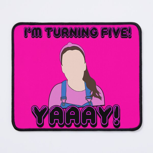 Item preview, Mrs Rachel - 5 five birthday pink designed and sold by LucidTracings.