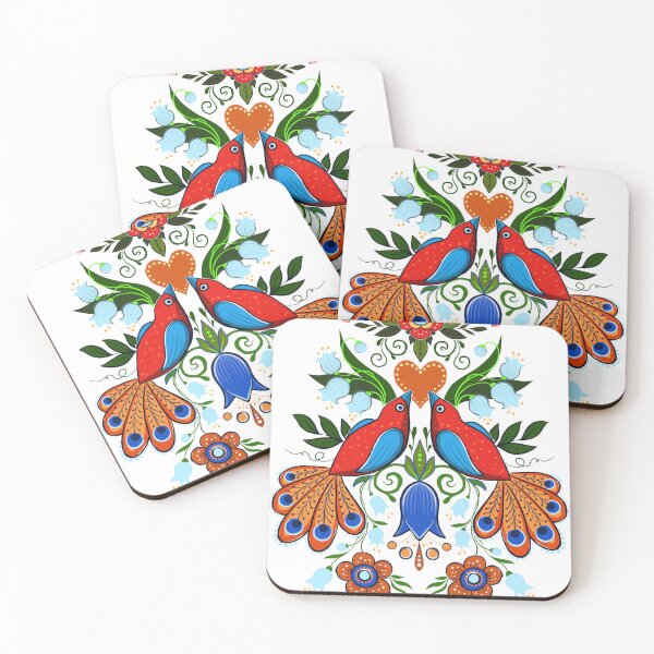 Item preview, Copy of folk birds and flowers designed and sold by Hennagirl.