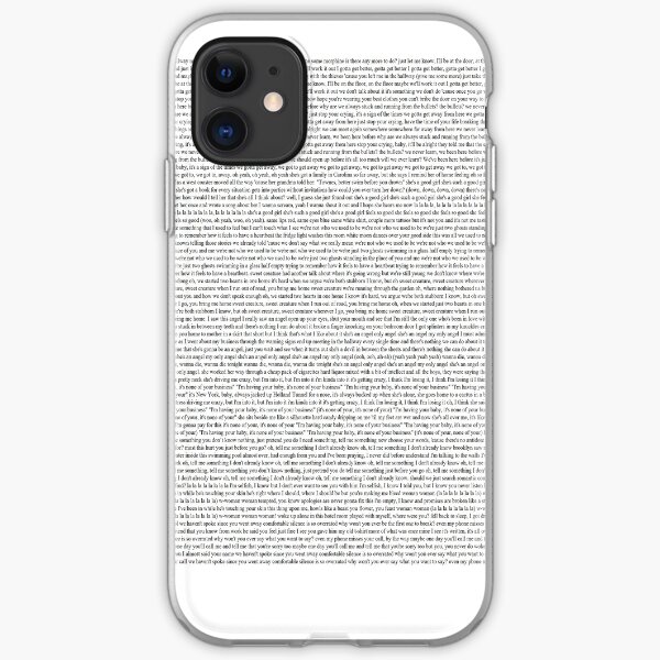 Every Lyric from Harry Styles Album iPhone Soft Case