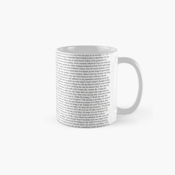 Every Lyric from Harry Styles Album Classic Mug