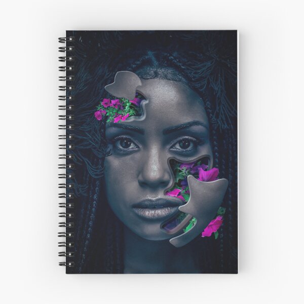 Item preview, Floral face lady  designed and sold by somi3art.