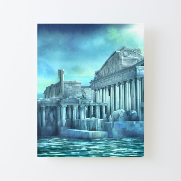 Remnants of Atlantis Canvas Mounted Print