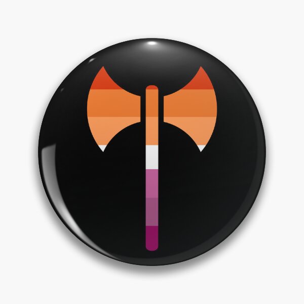 Item preview, Labrys Lesbian Pride Symbol Sunset Flag Colors designed and sold by Sophie’s Tees.