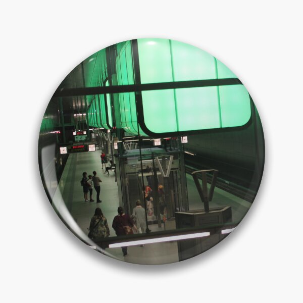 Item preview, Hamburg subway line HafenCity - light show green designed and sold by Janinevsart.