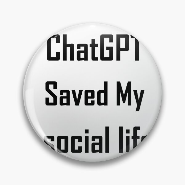 Item preview, AI and ChatGPT is my Hear for  social life designed and sold by TechsQuickArt.