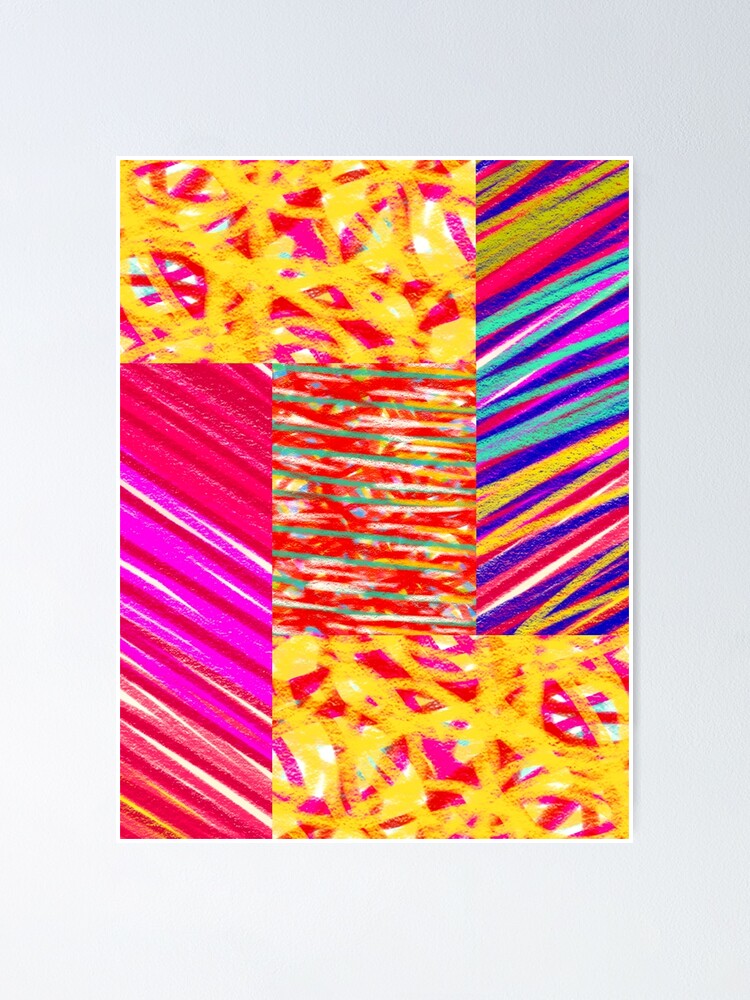 Alternate view of Arema's Patchwork Poster