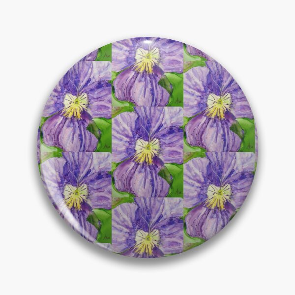 Item preview, Alone - Purple Lavender Pansy designed and sold by BAR-ART.