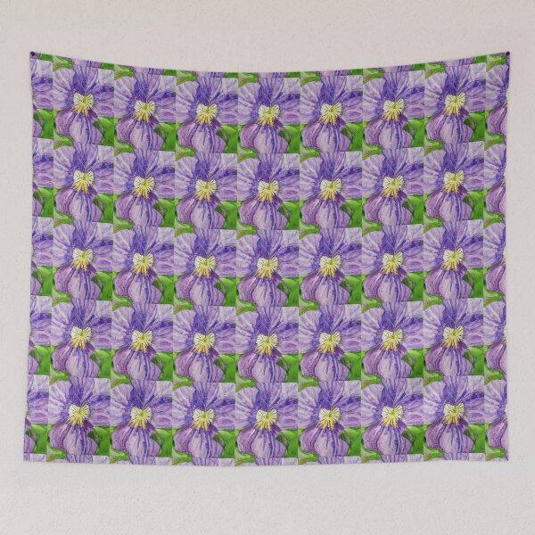 Item preview, Alone - Purple Lavender Pansy designed and sold by BAR-ART.
