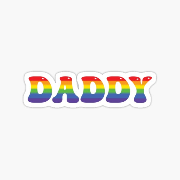 "Daddy" Sticker for Sale by ZodiacKat | Redbubble