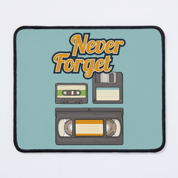 Item preview, Never forget. VHS, cassette, floppy disc designed and sold by monsterplanet.