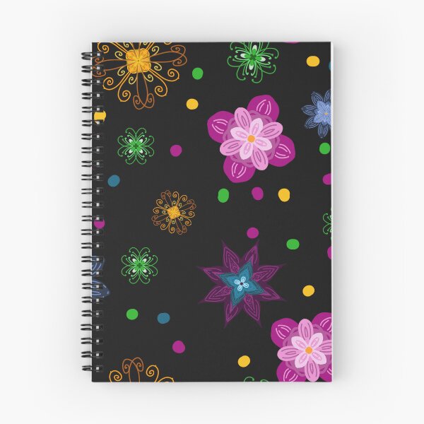 Item preview, Flowers and Stars on Black designed and sold by HopeHouseArt.