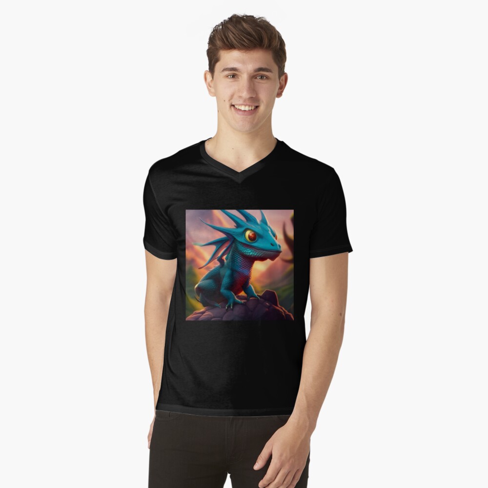 Item preview, V-Neck T-Shirt designed and sold by dragynrain.