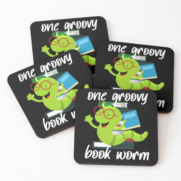 Item preview, One Groovy Book Worm Cute T-Shirt for a Book Lover  designed and sold by ChosinMarkets77.