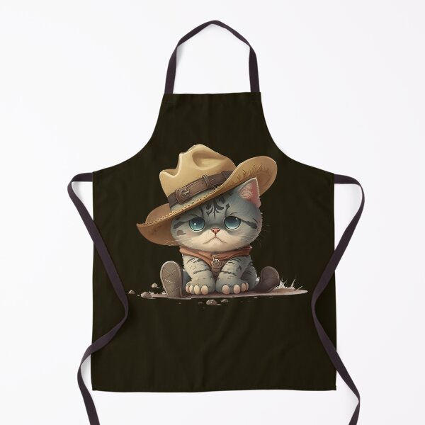 Item preview, Cute Western Cat - Cute Cowboy Hat Cat - Cute Cowboy Hat Cat designed and sold by StreetShirts1.