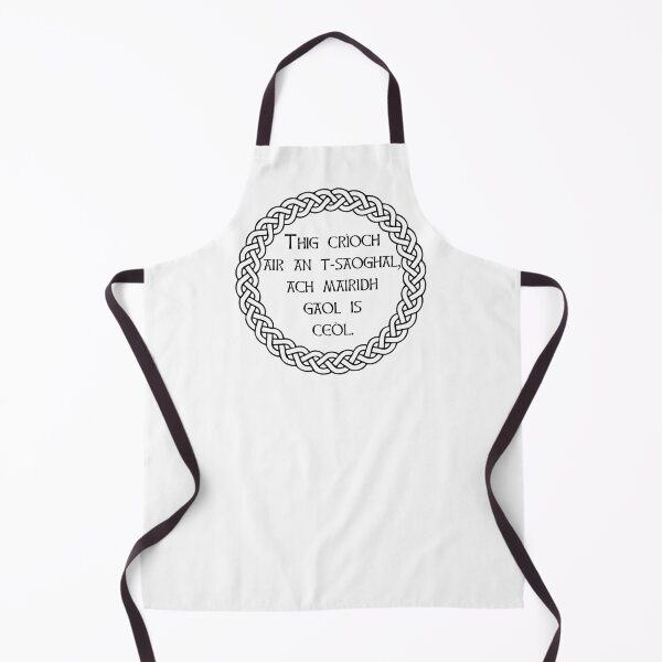 Item preview, Scottish Gaelic Phrase - The world may stop but music and love will remain designed and sold by KyttsyKrafts.