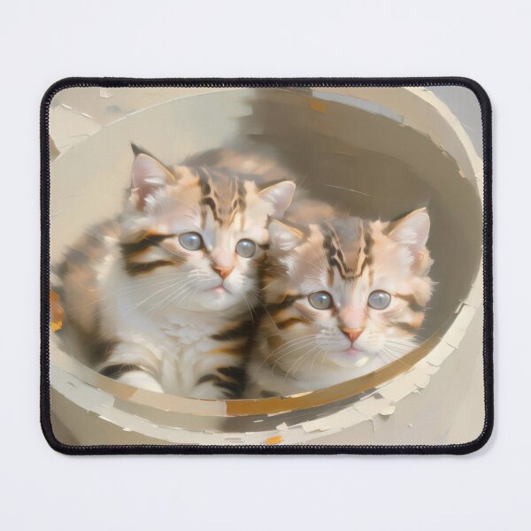 Item preview, Feline Enigma: A mysterious kitty oil painting designed and sold by KH-GardenEden.