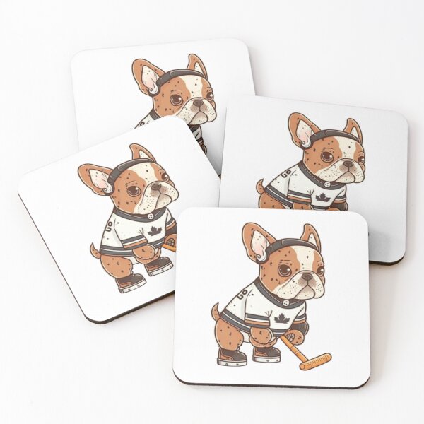 Item preview, Frenchie the Hockey Player French Bulldog  designed and sold by PetsEnough.