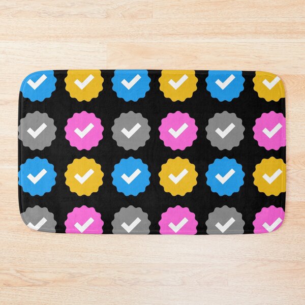 Item preview, Blue Gold Grey and Pink checkmark Pack - verified check mark - blue ribbon verified mark meme designed and sold by MillennialMemer.