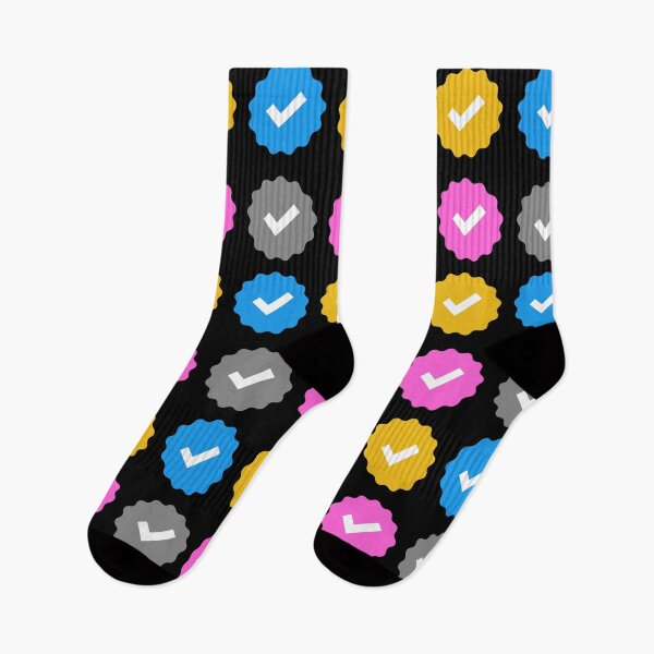 Item preview, Blue Gold Grey and Pink checkmark Pack - verified check mark - blue ribbon verified mark meme designed and sold by MillennialMemer.