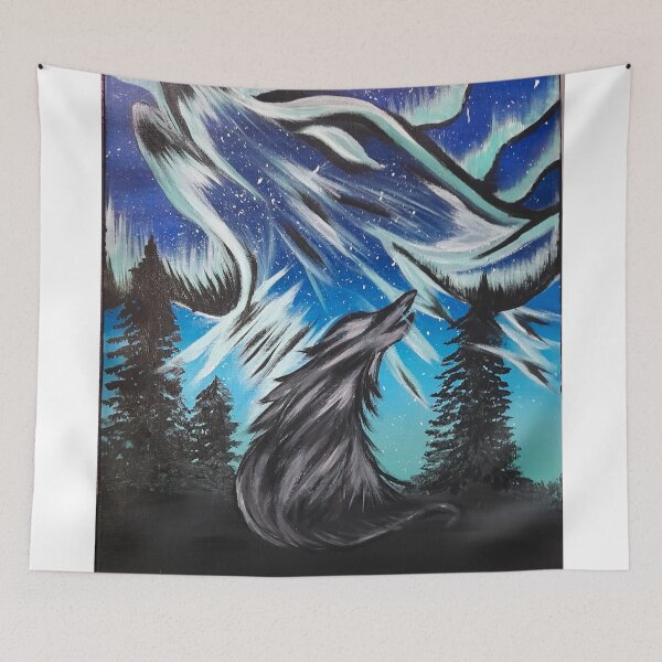 Item preview, Night wolf designed and sold by wolf-and-lion.