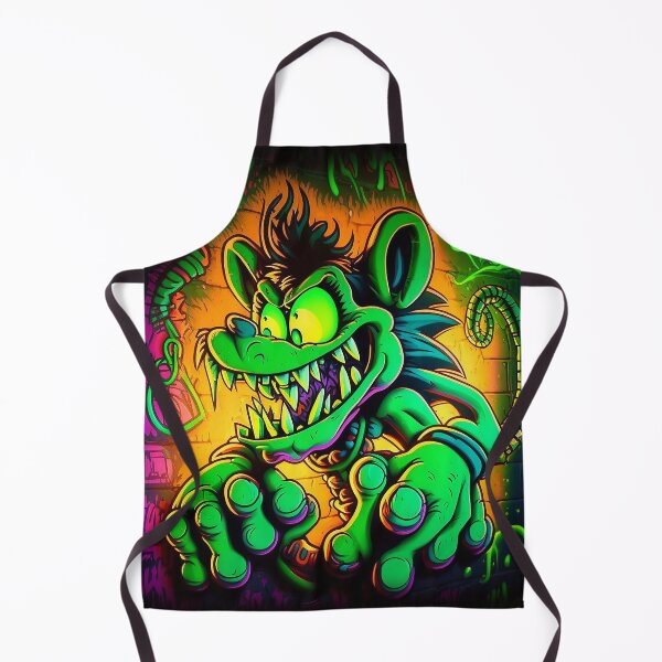 Item preview, Luminous Rat Riot: Rat Punk Rodent Revolution designed and sold by FrumTheMindOf.