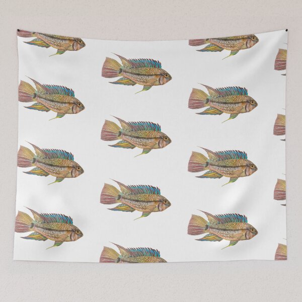 Item preview, colorful fish designed and sold by chaqui-nature.