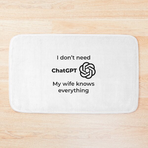 Item preview, I don't need ChatGPT my wife knows everything designed and sold by NissoufShop.