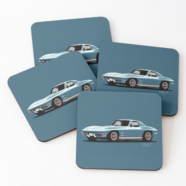 Item preview, 1967 Corvette Corvette illustration designed and sold by blackdogshop.