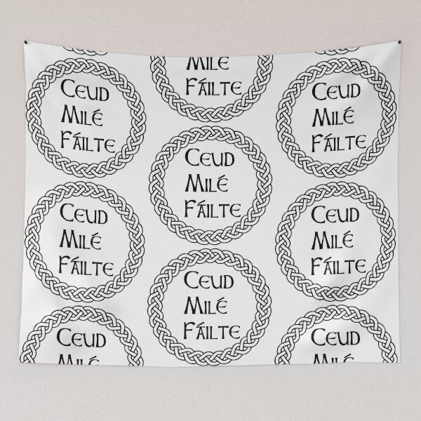 Item preview, Scottish Gaelic Phrase - A hundred thousand welcomes designed and sold by KyttsyKrafts.