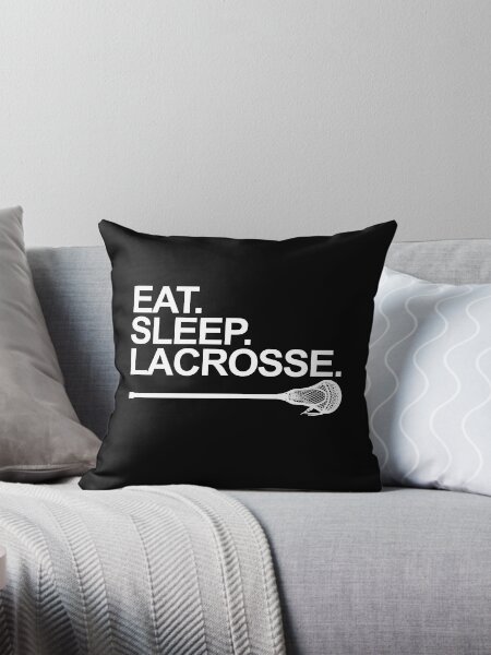 Item preview, Eat. Sleep Lacrosse T- Shirt Design with Lacrosse Stick - White Letters designed and sold by aloffredo.