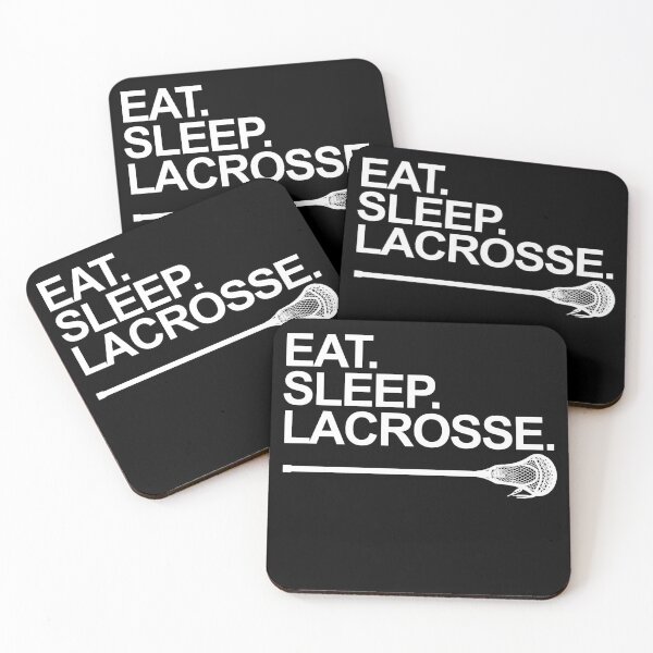 Item preview, Eat. Sleep Lacrosse T- Shirt Design with Lacrosse Stick - White Letters designed and sold by aloffredo.