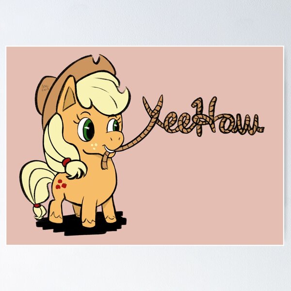 Aperçu de l'œuvre Applejack YeeHaw créée et vendue par Amy New art.
