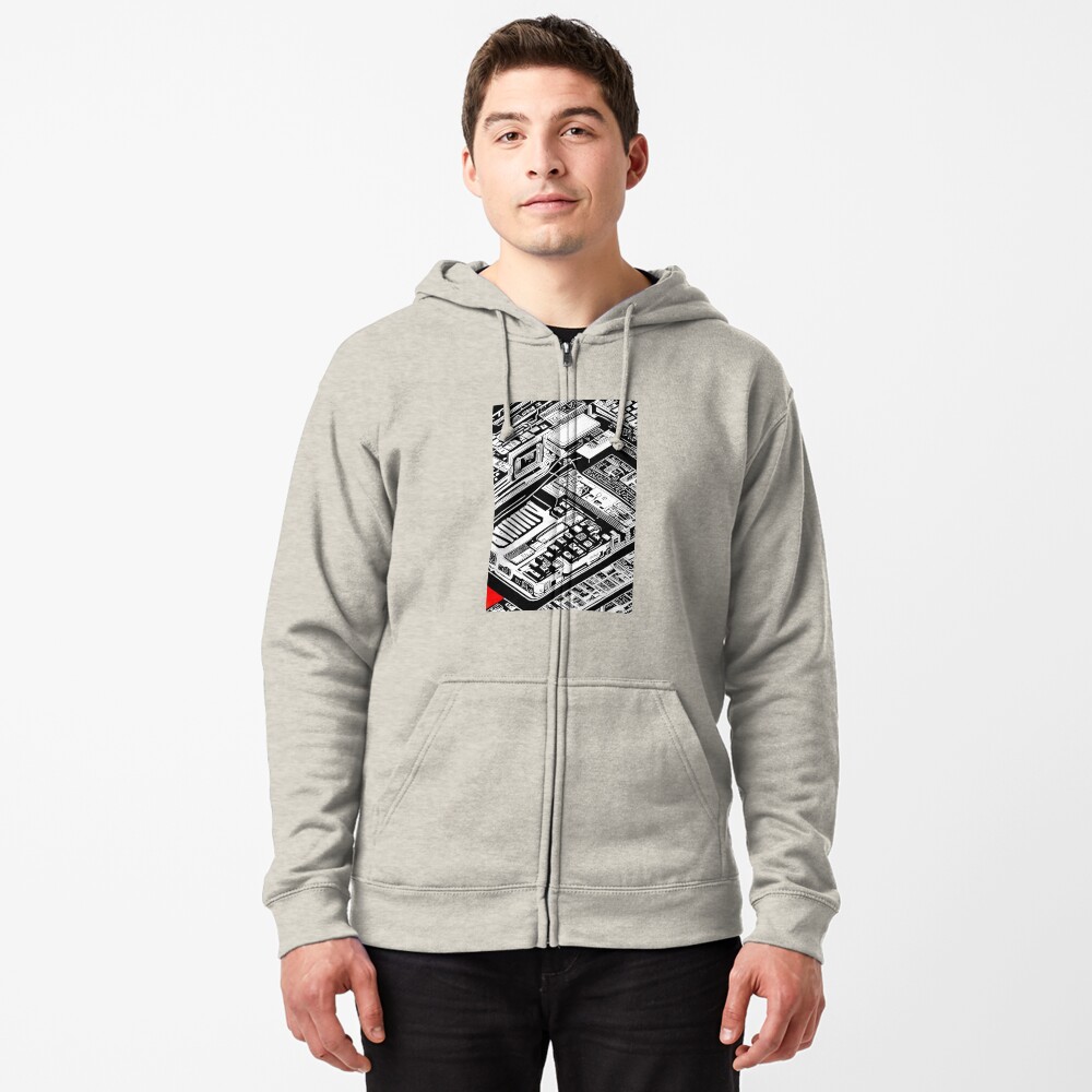 Item preview, Zipped Hoodie designed and sold by StudioDestruct.