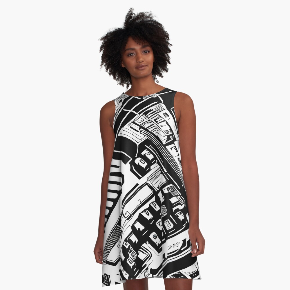 Item preview, A-Line Dress designed and sold by StudioDestruct.