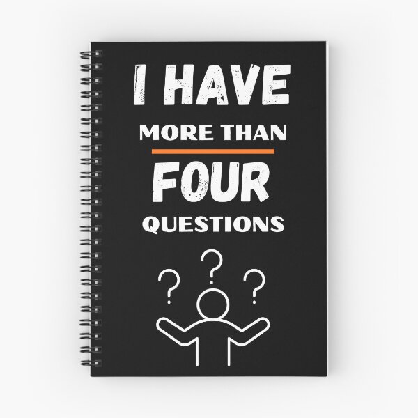 Item preview,  I Have More Than Four Questions designed and sold by CREATIVELEANS ⭐️⭐️⭐️⭐️⭐️.