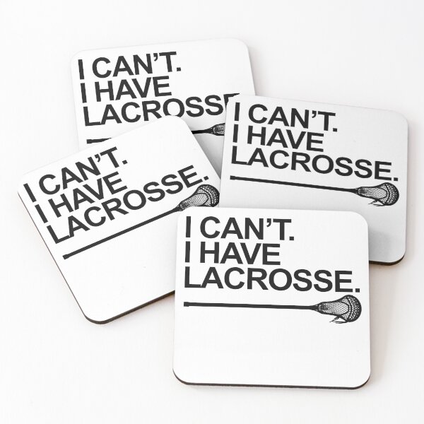 Item preview, I Can't. I Have Lacrosse T- Shirt Design with Lacrosse Stick designed and sold by aloffredo.