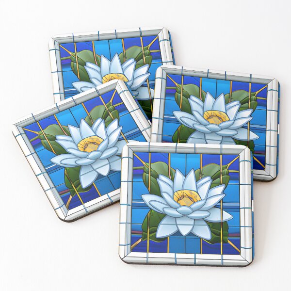 Item preview, Waterlily in Stained Glass Window designed and sold by AuroraSpringer.